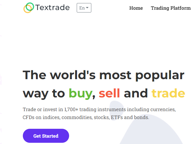 Вы сейчас просматриваете Textrade (Текстрейд) https://textrade.finance