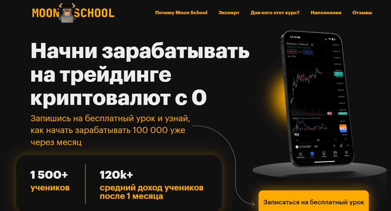 Вы сейчас просматриваете Онлайн-школа по трейдингу Moon School отзывы